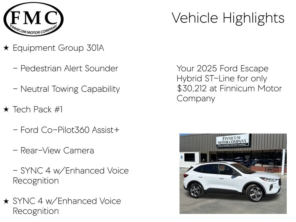 Used 2025 Ford Escape ST-Line w/ Equipment Group 301A image 10