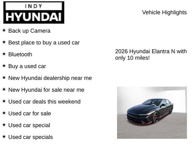 New 2026 Hyundai Elantra N FWD image 7