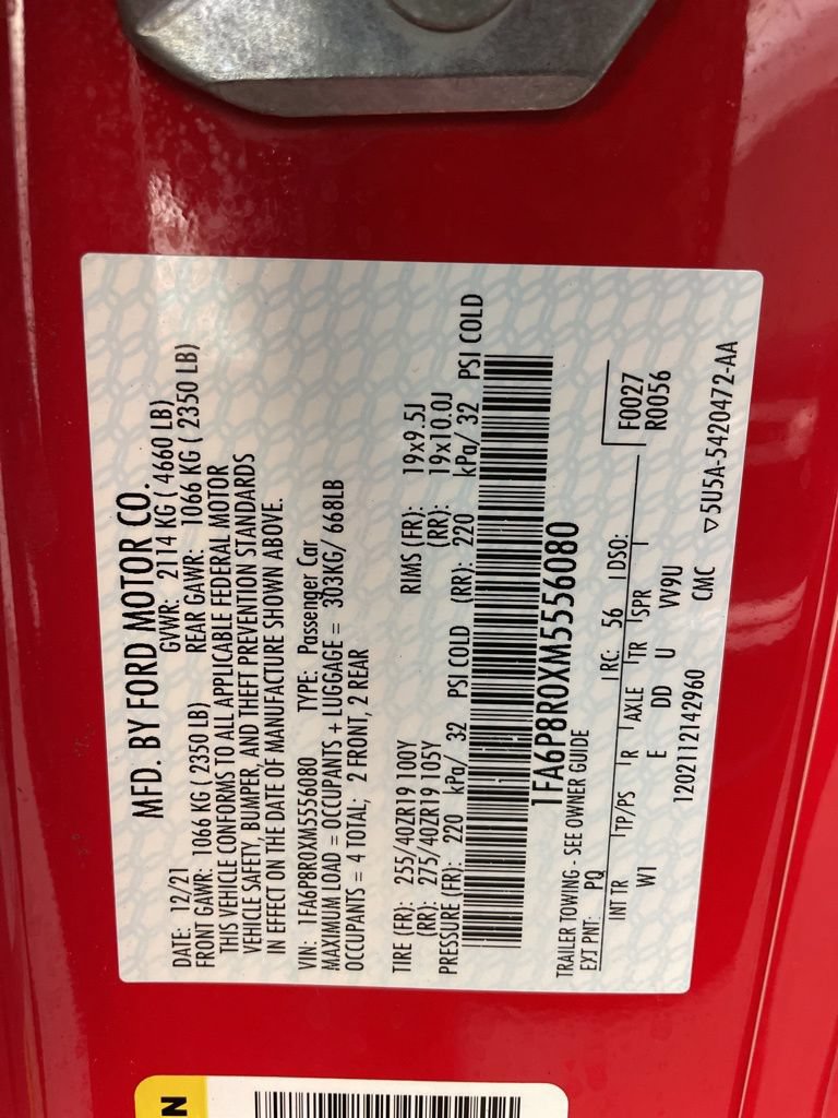 Used 2021 Ford Mustang Mach 1 RWD image 26