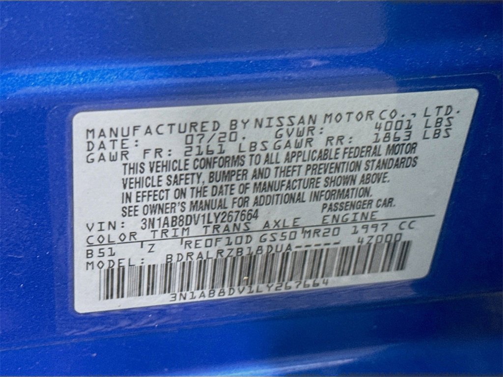 Certified 2020 Nissan Sentra SR image 31