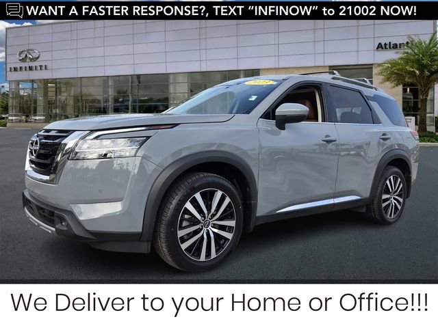 Used 2023 Nissan Pathfinder Platinum w/ Cargo Package FWD video 1