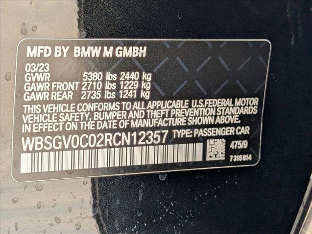 Used 2024 BMW M8 Gran Coupe xDrive Competition w/ Driving Assistance Package AWD/4WD image 25
