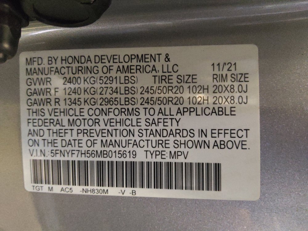 Used 2021 Honda Passport EX-L image 33