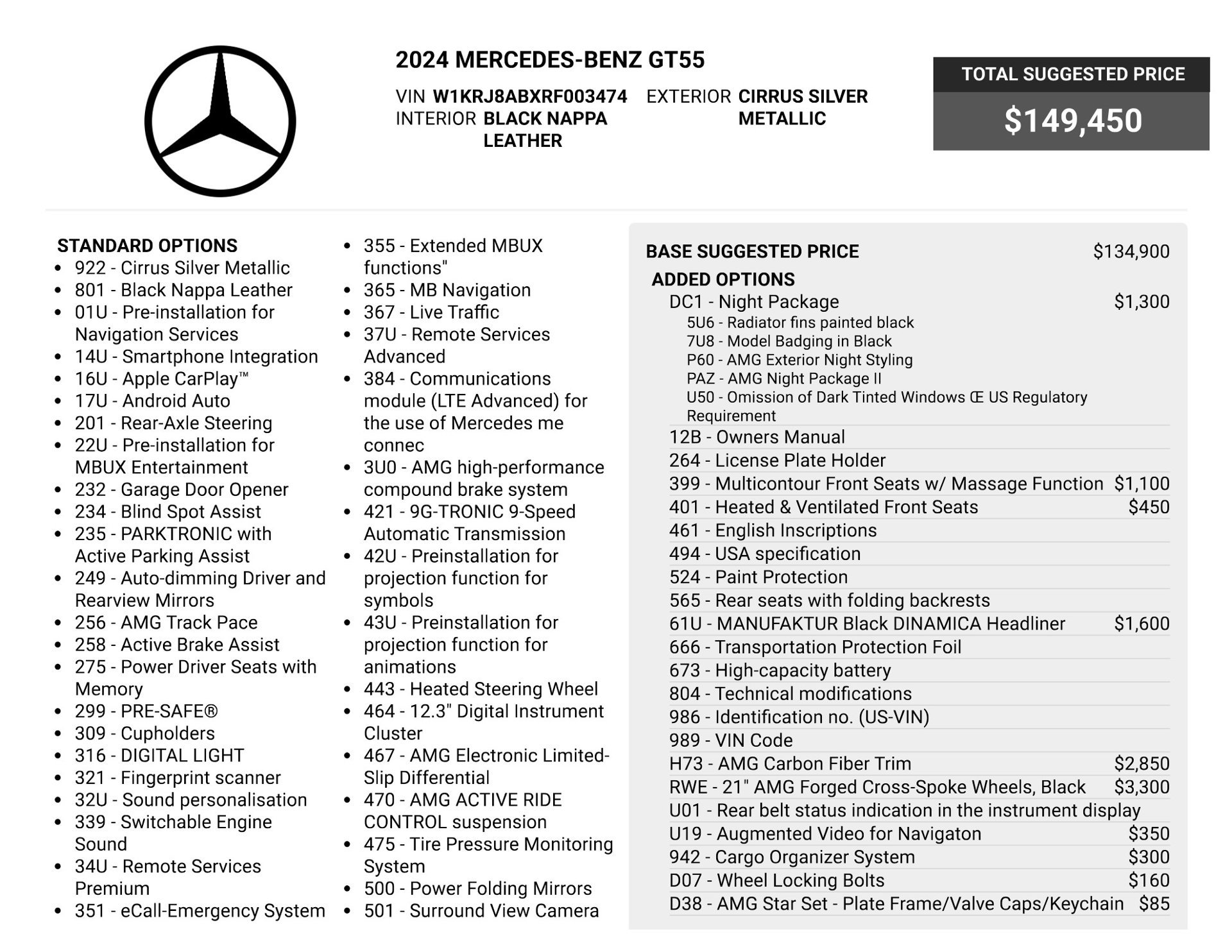 Used 2024 Mercedes-Benz AMG GT 55 image 79