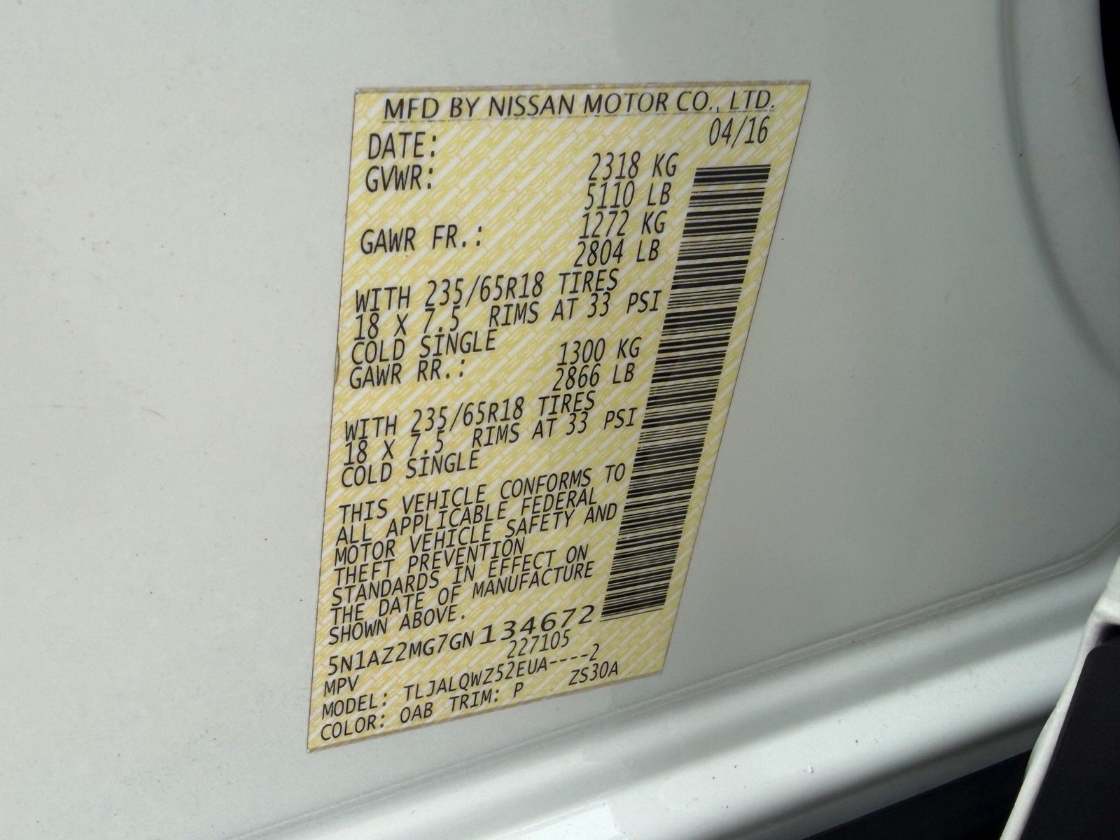 Used 2016 Nissan Murano SV FWD image 20