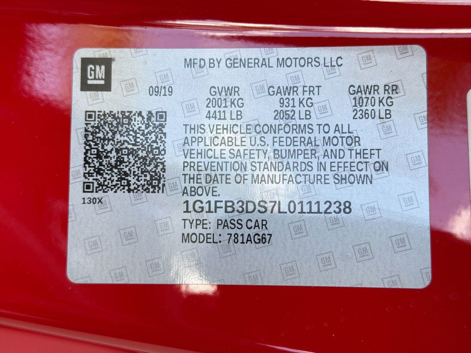Used 2020 Chevrolet Camaro LT image 17