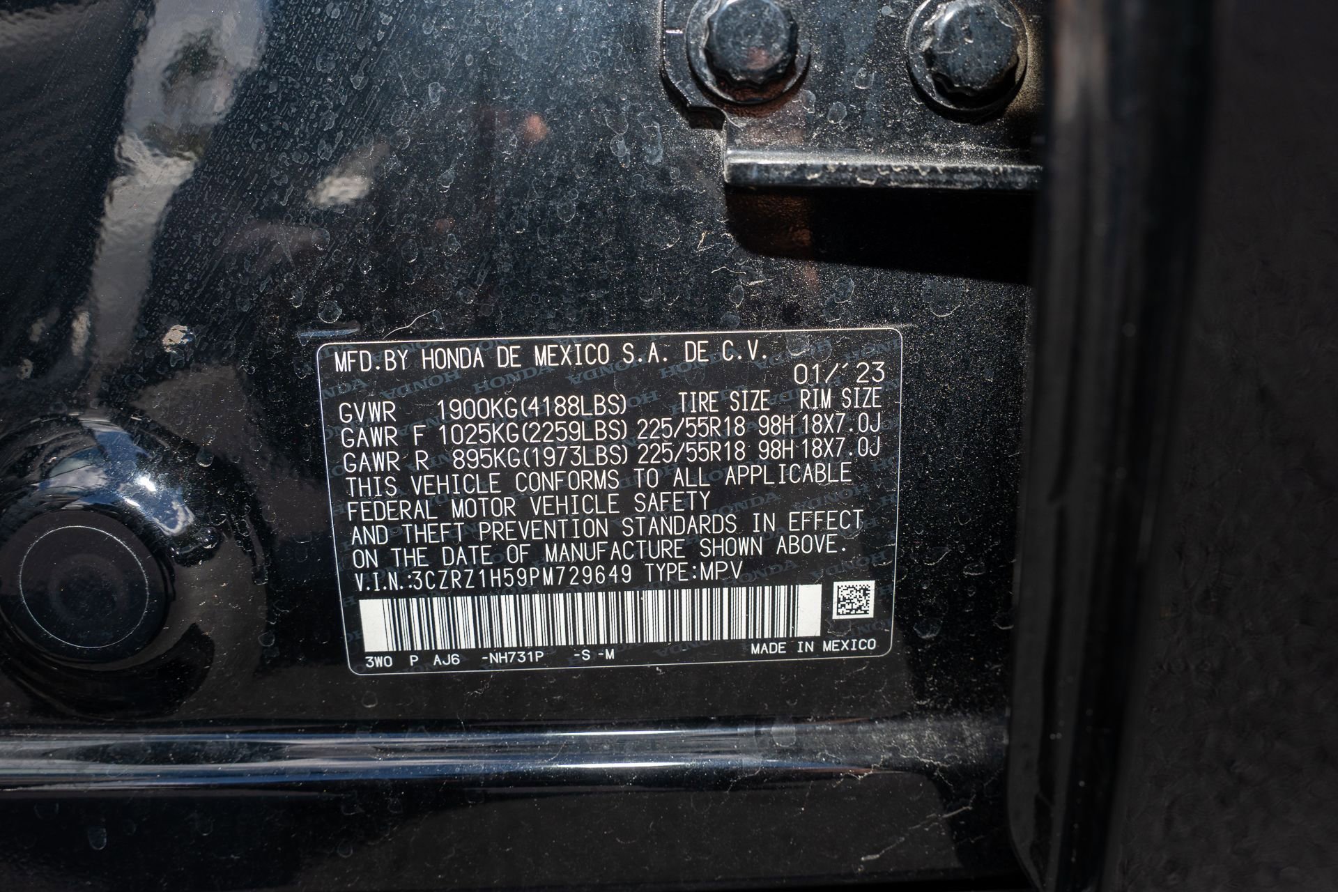 Used 2023 Honda HR-V Sport image 36