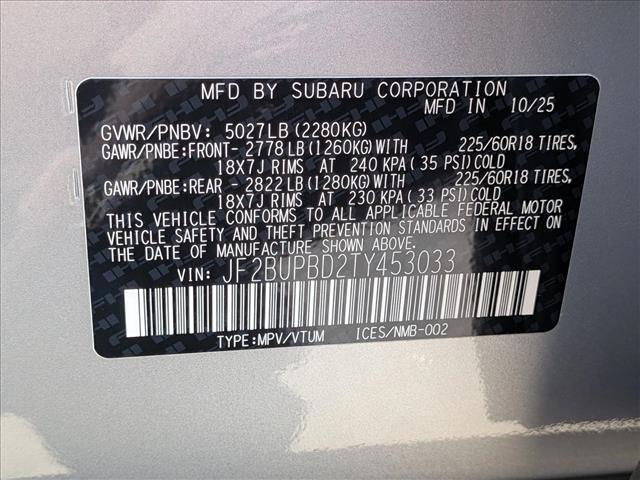Certified 2026 Subaru Outback Premium AWD/4WD image 24