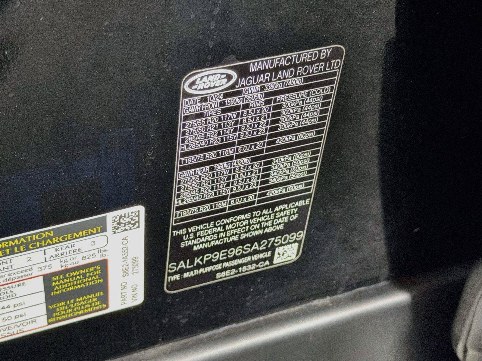 Certified 2025 Land Rover Range Rover SE AWD/4WD image 30
