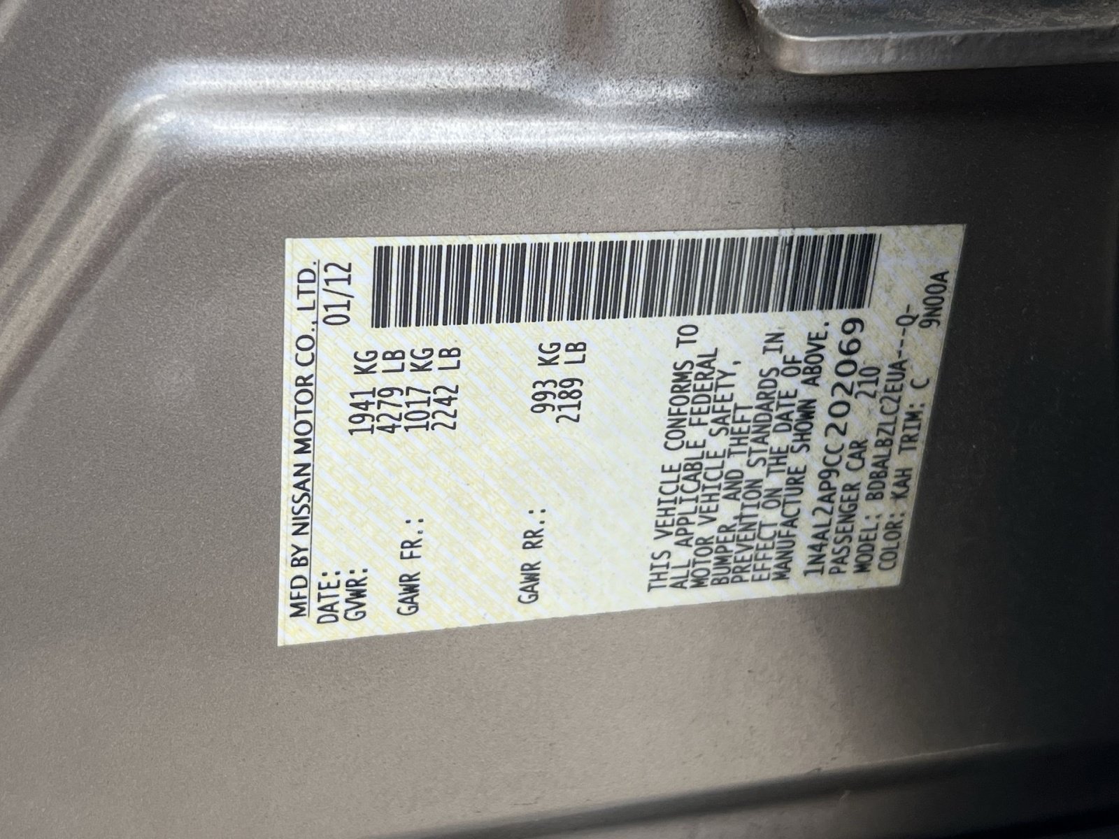 Used 2012 Nissan Altima 2.5 S FWD image 26