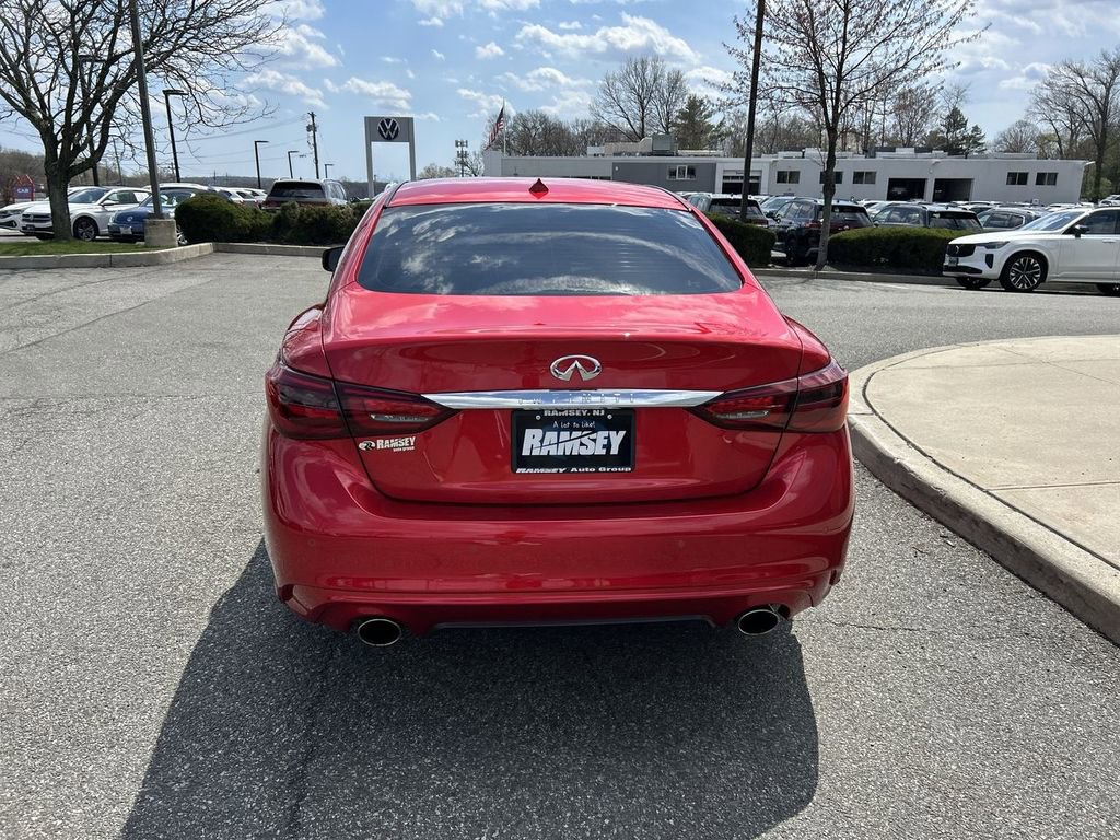 Certified 2023 INFINITI Q50 Luxe w/ Cargo Package image 7