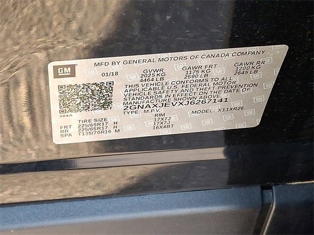 Used 2018 Chevrolet Equinox LT image 21