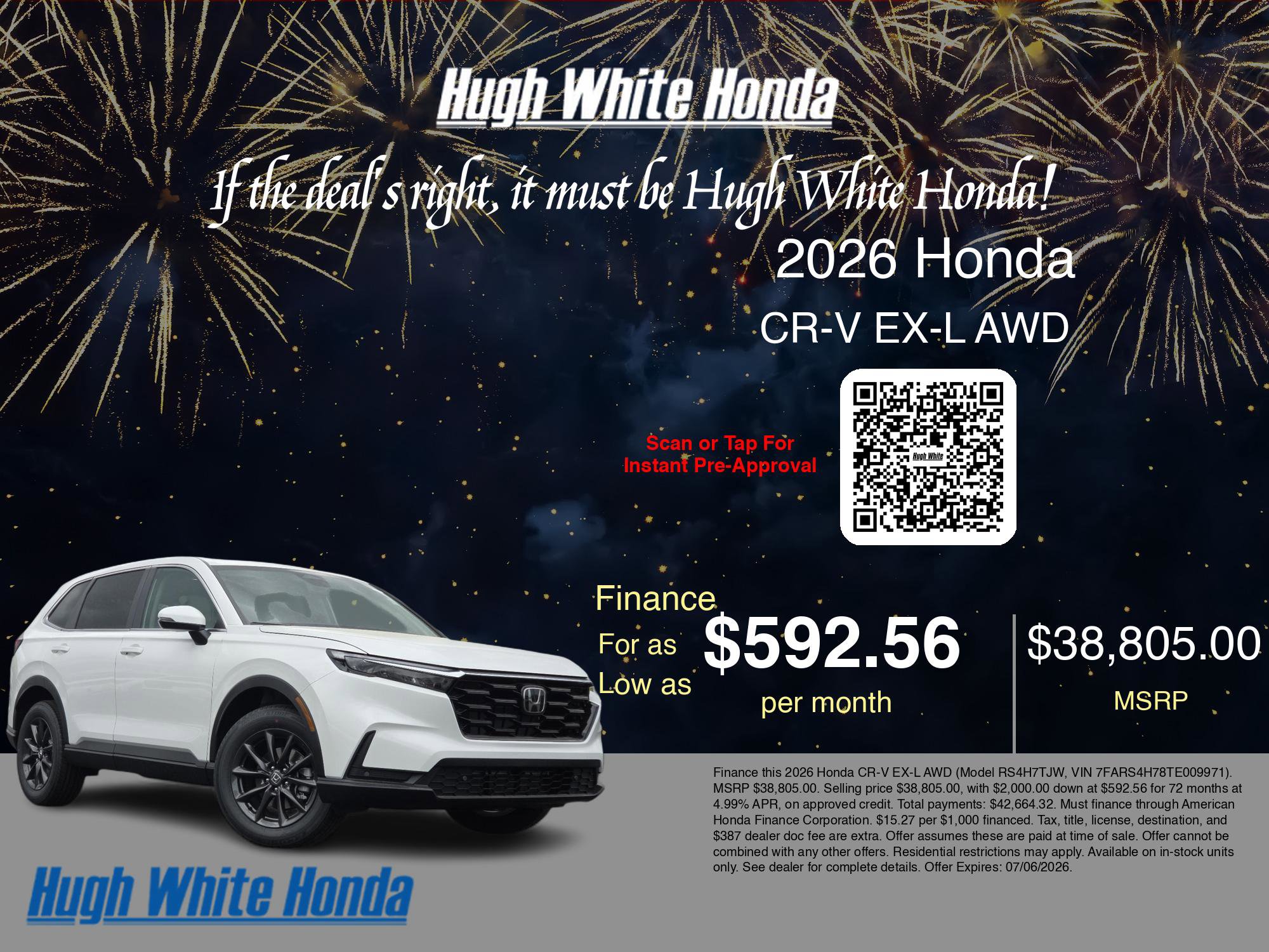 New 2026 Honda CR-V EX-L image 7