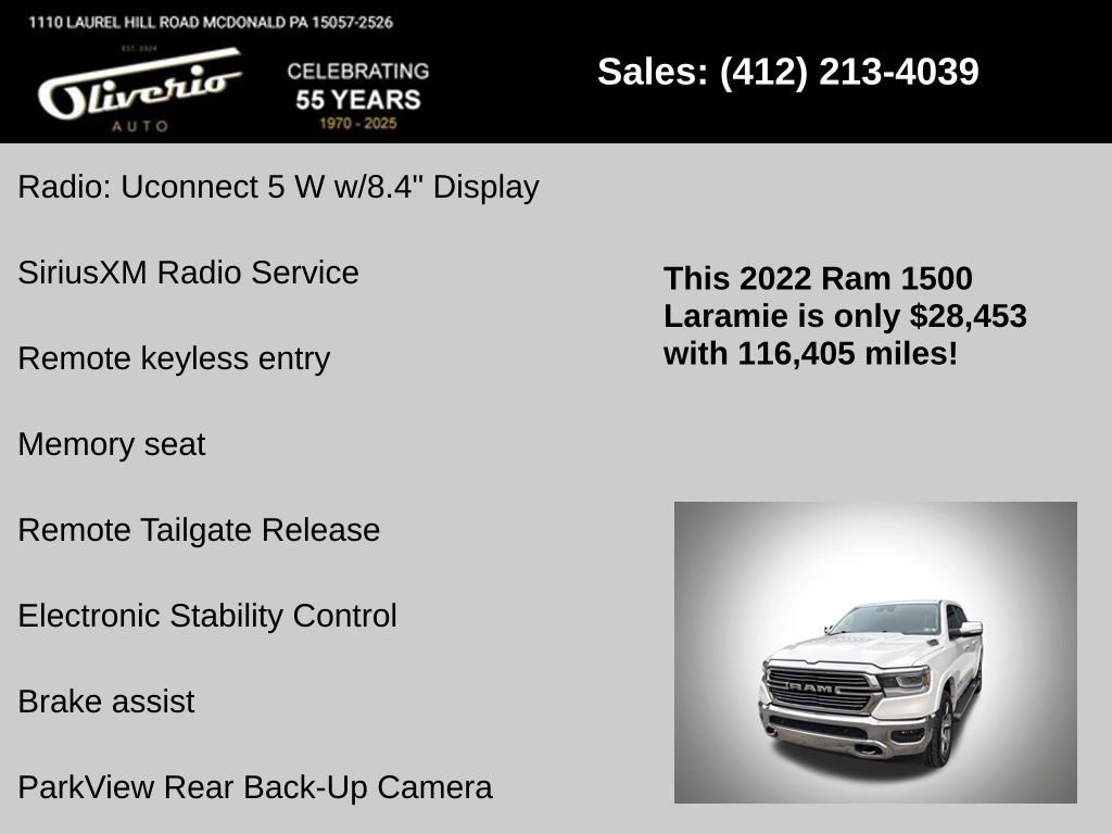 Used 2022 RAM 1500 Laramie image 16