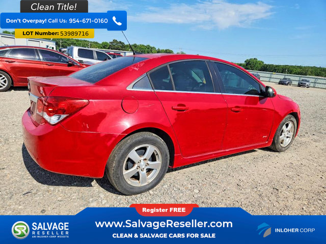 Used 2012 Chevrolet Cruze LT w/ RS Package FWD image 4