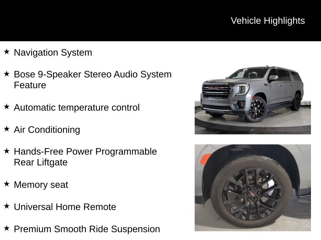 Used 2023 GMC Yukon XL SLT w/ SLT Premium Package AWD/4WD image 32