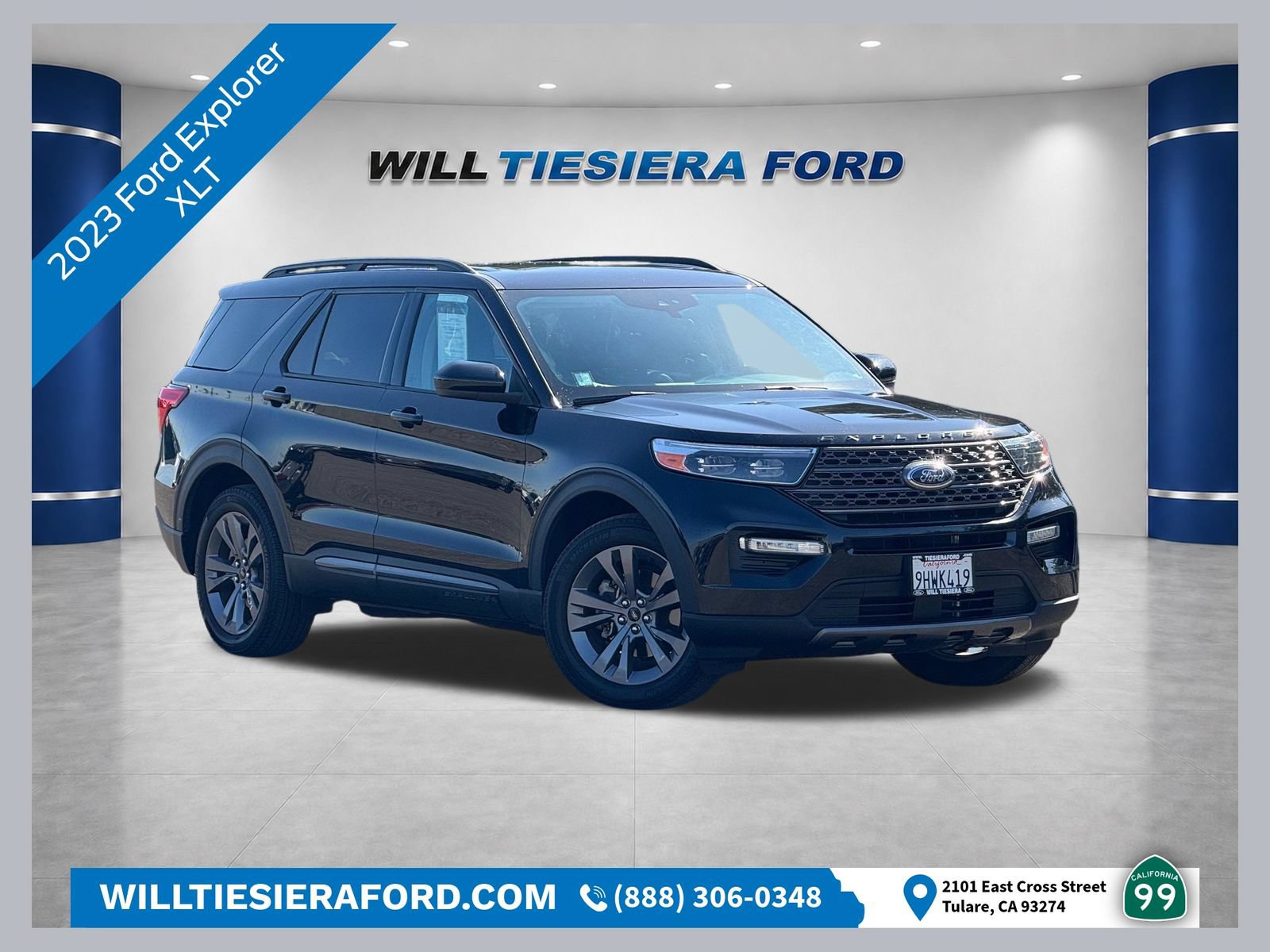 Certified 2023 Ford Explorer XLT w/ Equipment Group 202A AWD/4WD 360° Tour