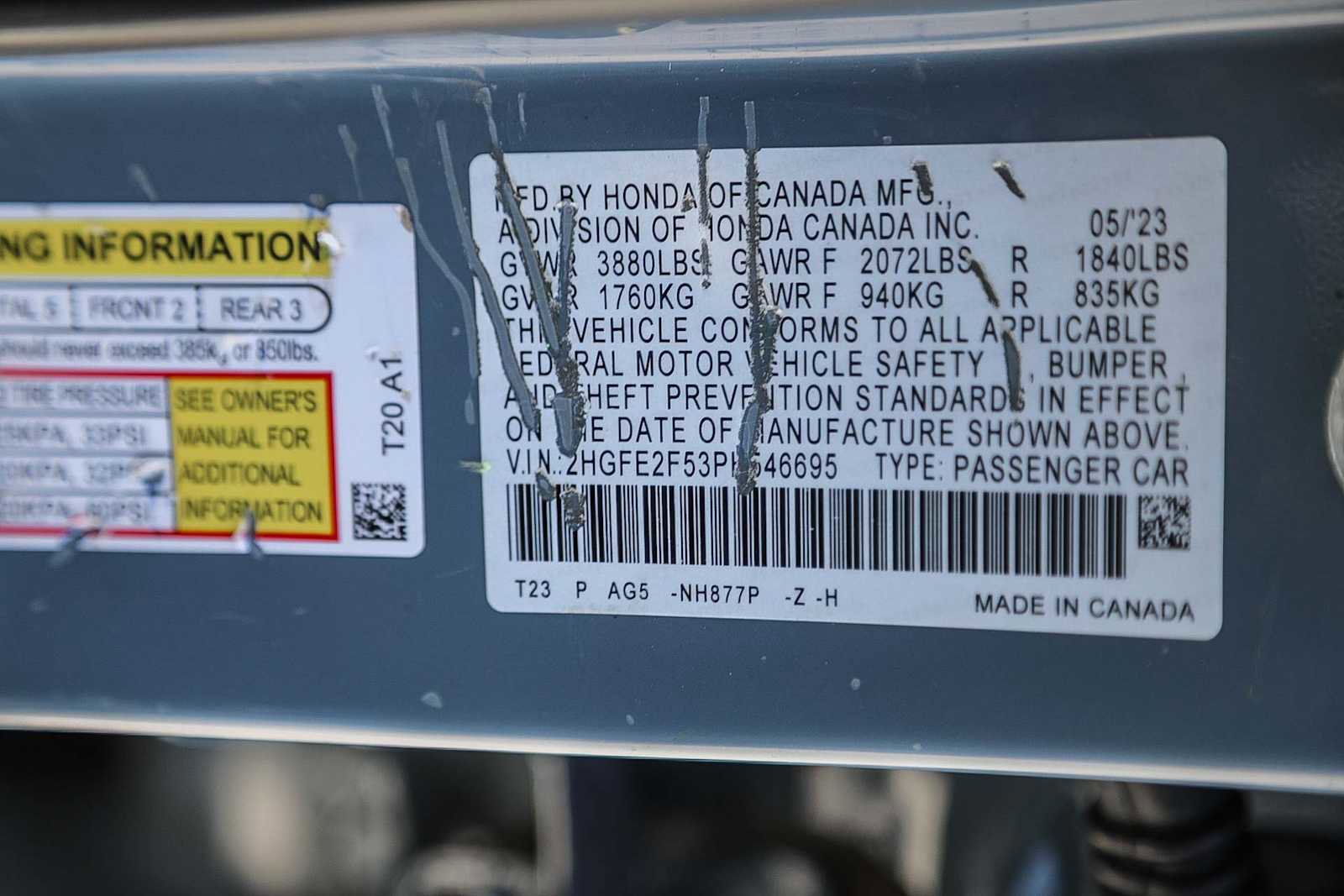 Used 2023 Honda Civic Sport image 27