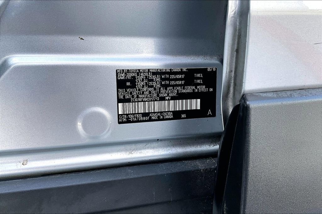 Certified 2019 Toyota RAV4 LE w/ All Weather Liner Package AWD/4WD image 19