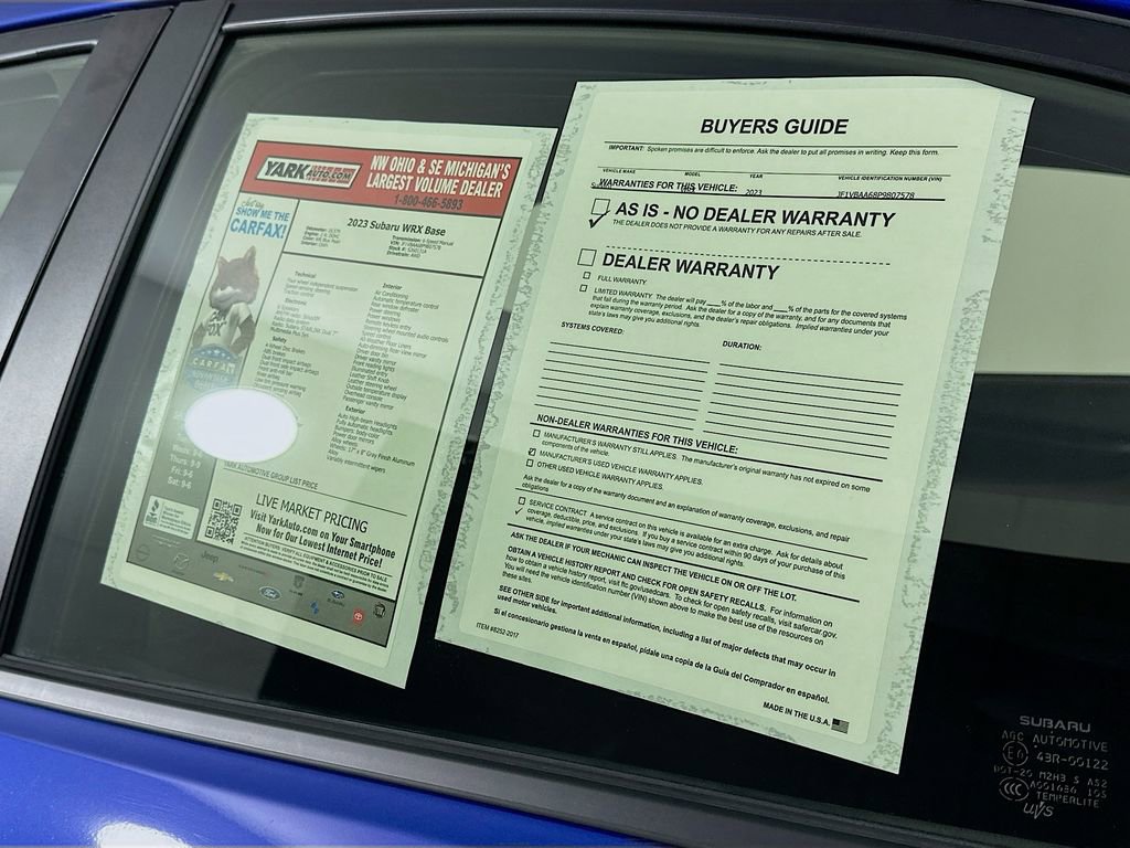 Used 2023 Subaru WRX image 13