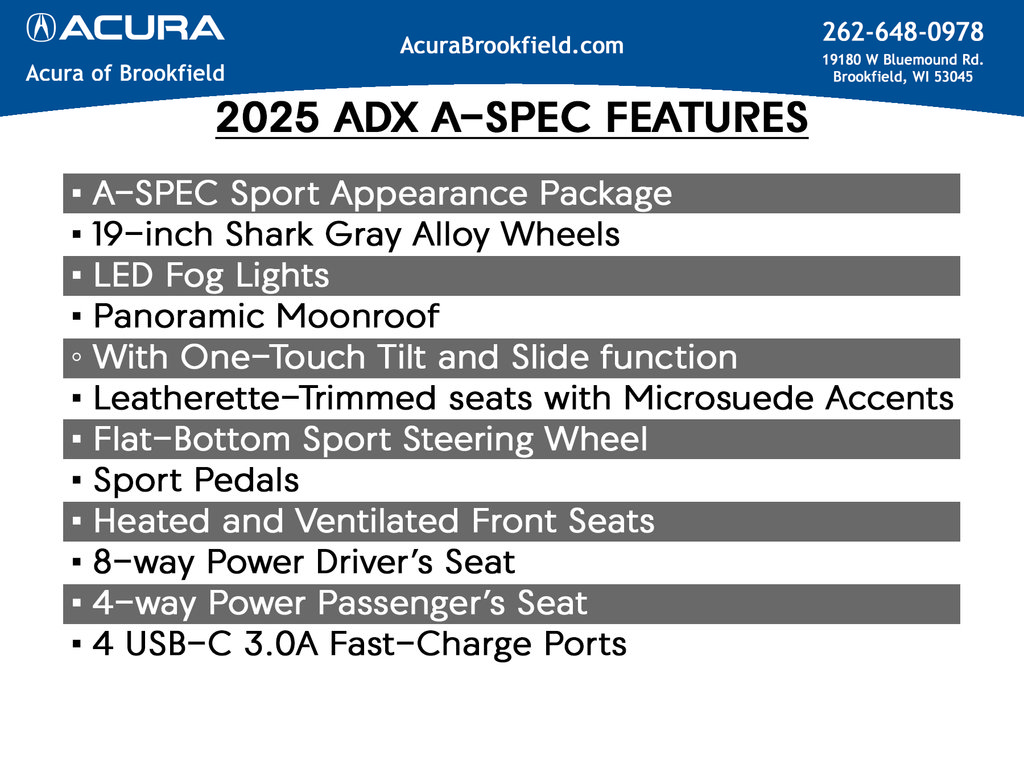 New 2026 Acura ADX A-Spec AWD/4WD image 12