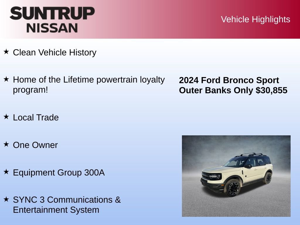 Used 2024 Ford Bronco Sport Outer Banks image 8