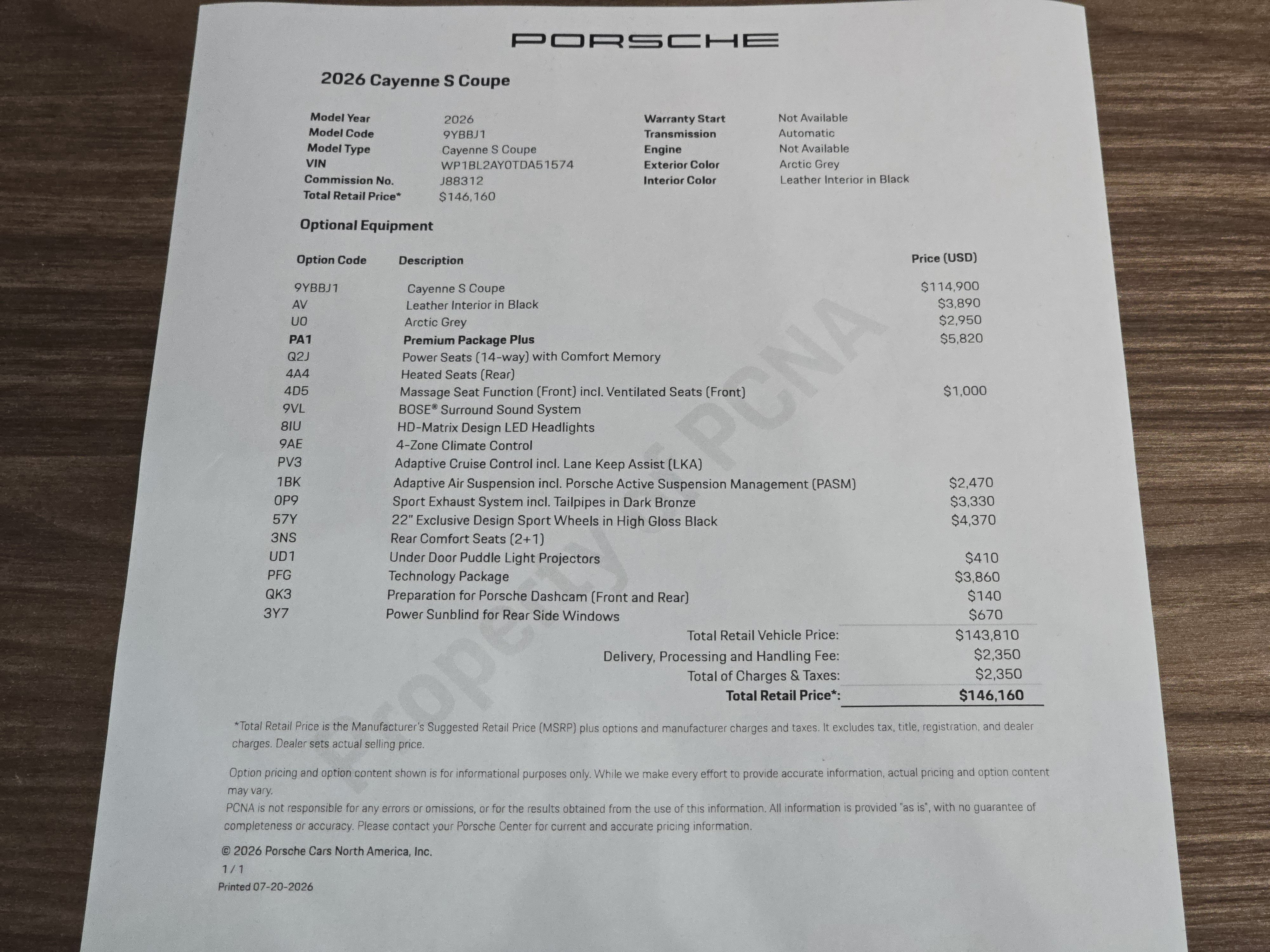 New 2026 Porsche Cayenne S AWD/4WD image 29