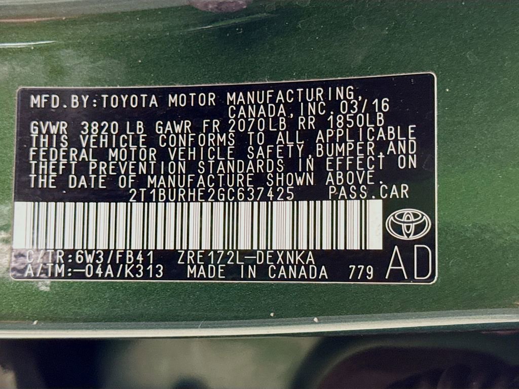 Used 2016 Toyota Corolla LE FWD image 28