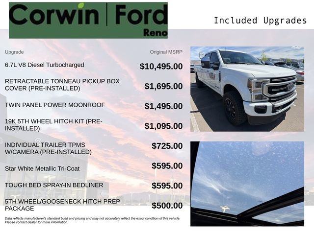 Used 2020 Ford F350 Platinum AWD/4WD image 3