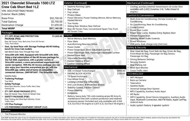 Used 2021 Chevrolet Silverado 1500 LTZ AWD/4WD image 8