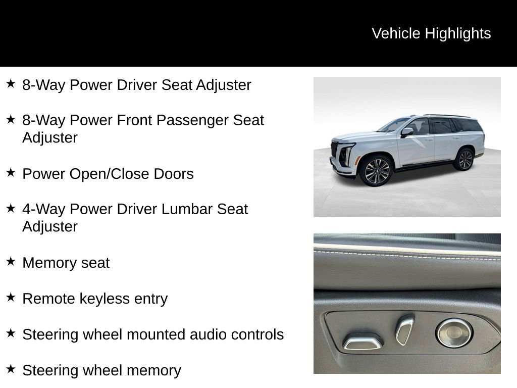 Used 2026 Cadillac Escalade Sport w/ Touring Package AWD/4WD image 16