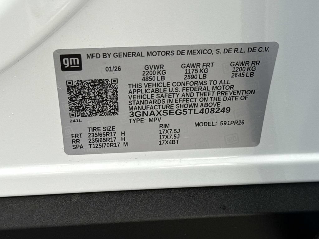 New 2026 Chevrolet Equinox ACTIV w/ Convenience Package III AWD/4WD image 18