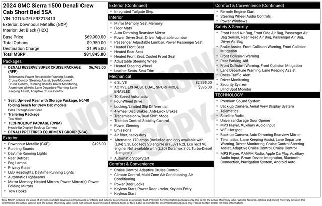 Used 2024 GMC Sierra 1500 Denali AWD/4WD image 46