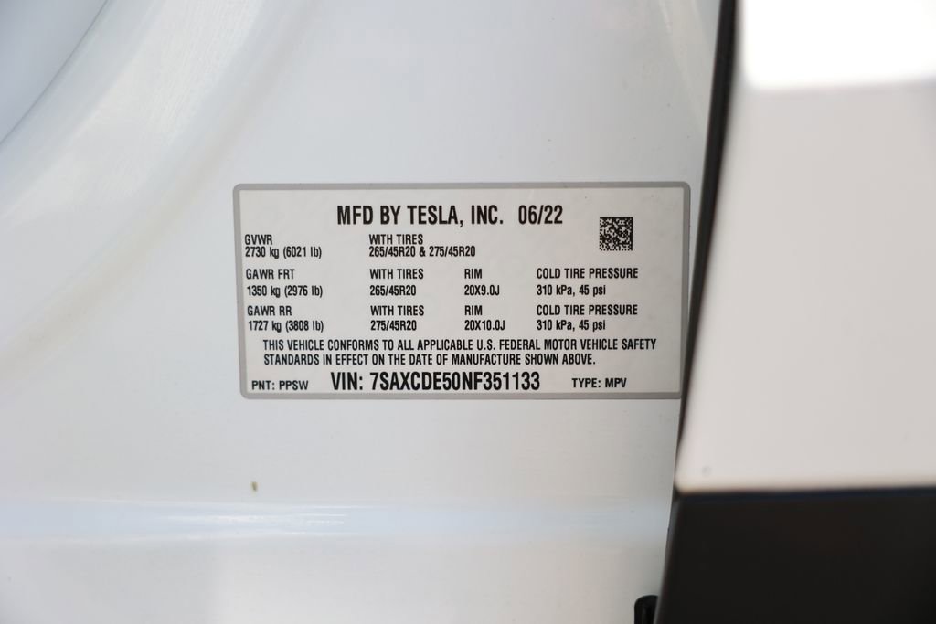 Used 2022 Tesla Model X AWD/4WD image 39