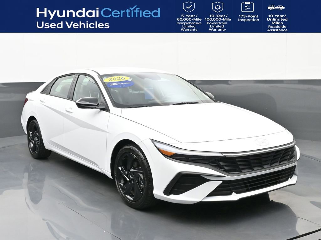 Certified 2026 Hyundai Elantra Sport