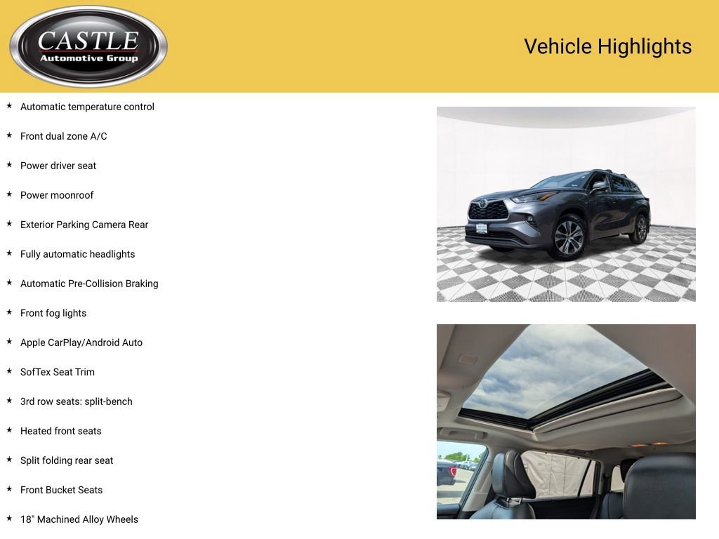 Used 2021 Toyota Highlander XLE AWD/4WD image 4