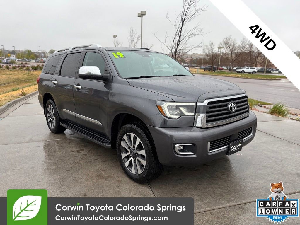 Used 2019 Toyota Sequoia Limited w/ Safety & Convenience Package AWD/4WD image 1