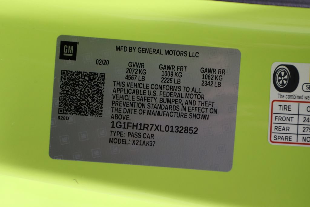 Used 2020 Chevrolet Camaro SS RWD image 43