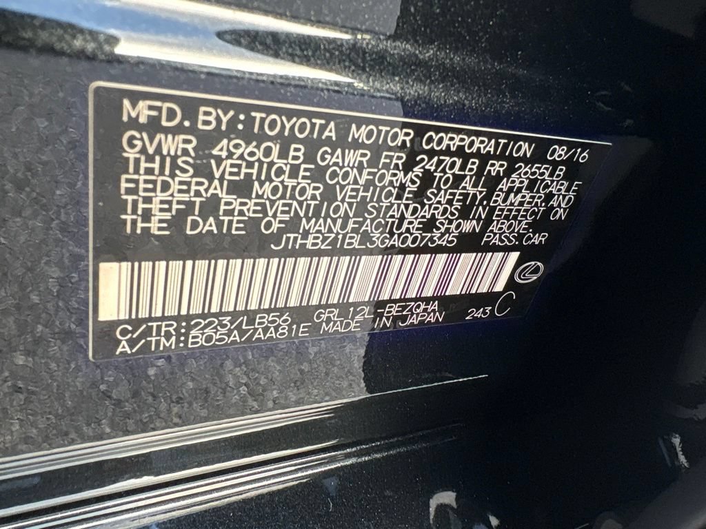 Used 2016 Lexus GS 350 F Sport w/ F Sport Package RWD image 22
