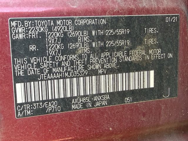 Certified 2021 Toyota Venza Limited w/ Advanced Technology Package image 13