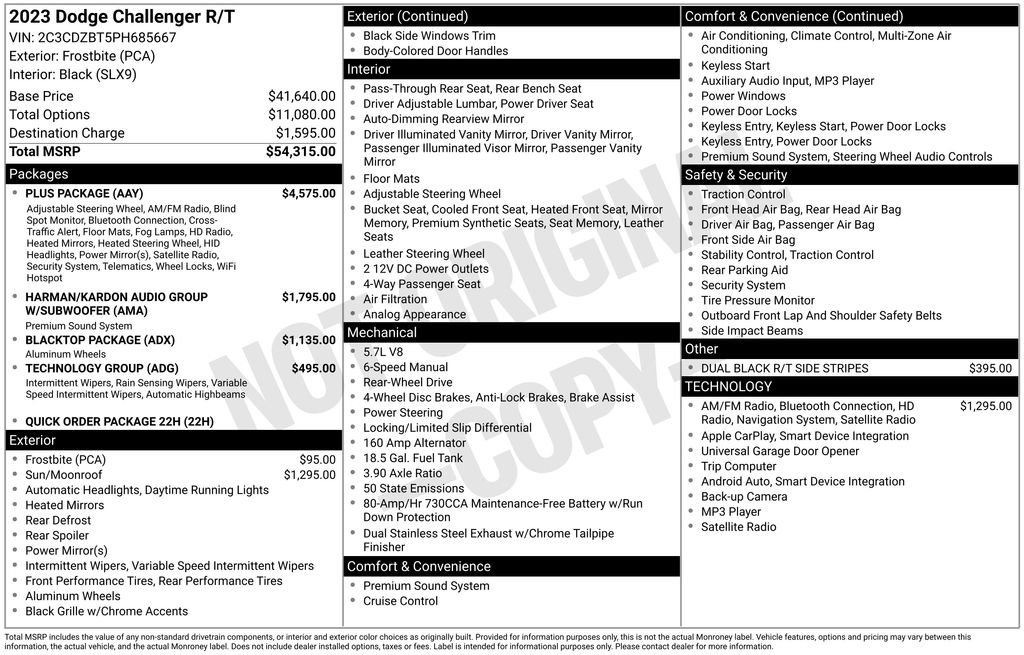 Used 2023 Dodge Challenger R/T w/ Plus Package image 38