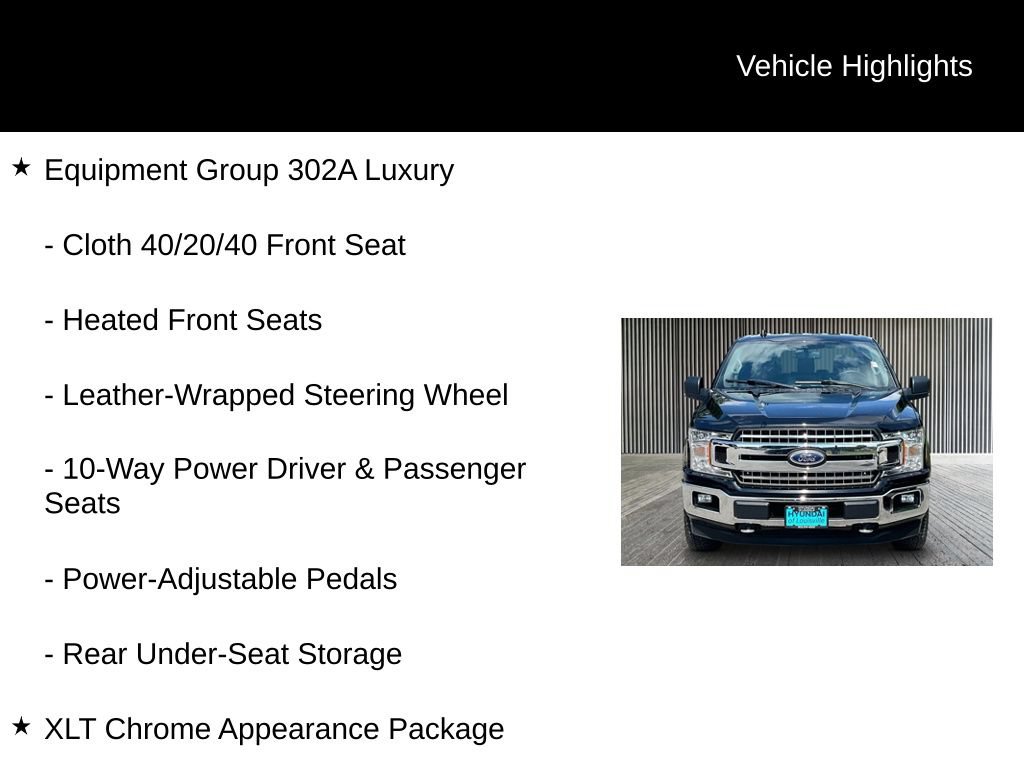 Used 2020 Ford F150 XLT w/ Equipment Group 302A Luxury AWD/4WD image 11