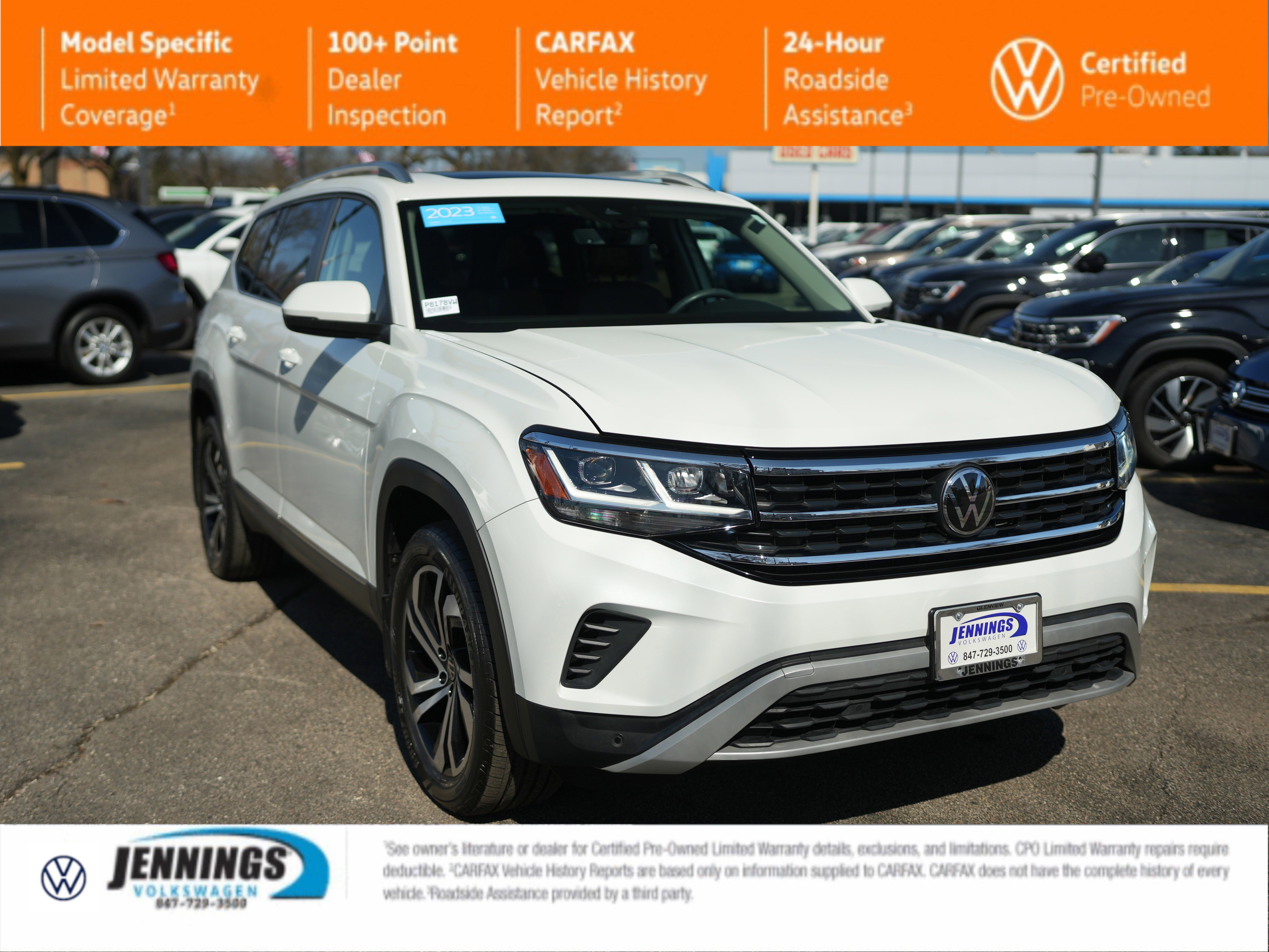 Certified 2023 Volkswagen Atlas SEL image 1