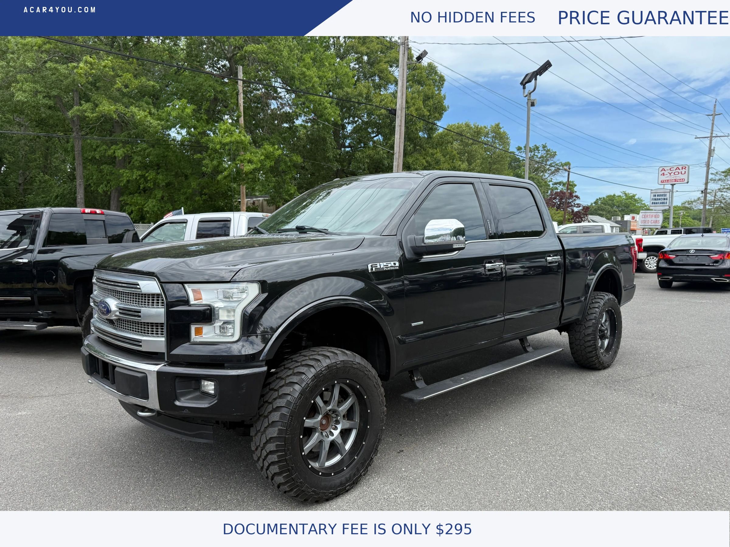 Used 2015 Ford F150 Platinum w/ Equipment Group 701A Luxury AWD/4WD image 1
