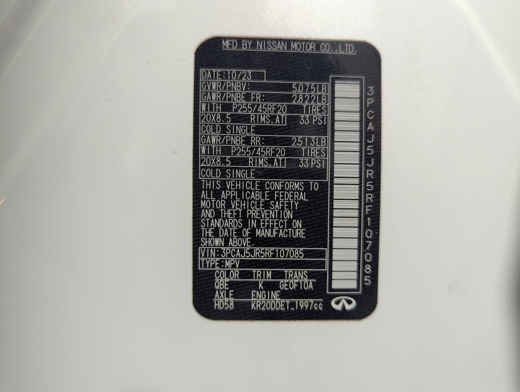 Used 2024 INFINITI QX55 Luxe AWD/4WD image 24