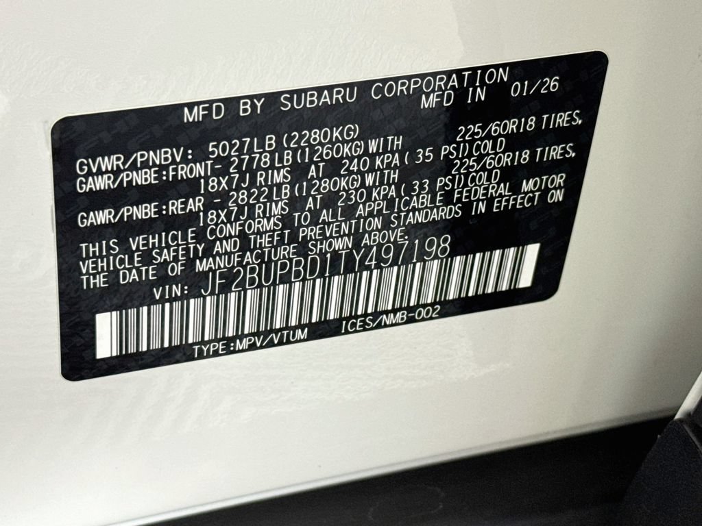 Used 2026 Subaru Outback Premium AWD/4WD image 33
