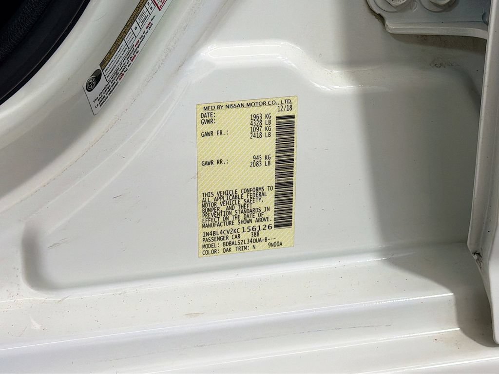 Used 2019 Nissan Altima 2.5 SR FWD image 30