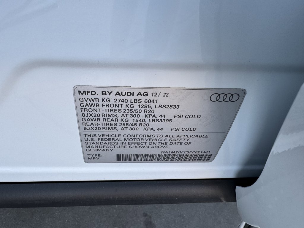 Used 2023 Audi Q4 e-tron Prestige w/ Black Optic Package image 48