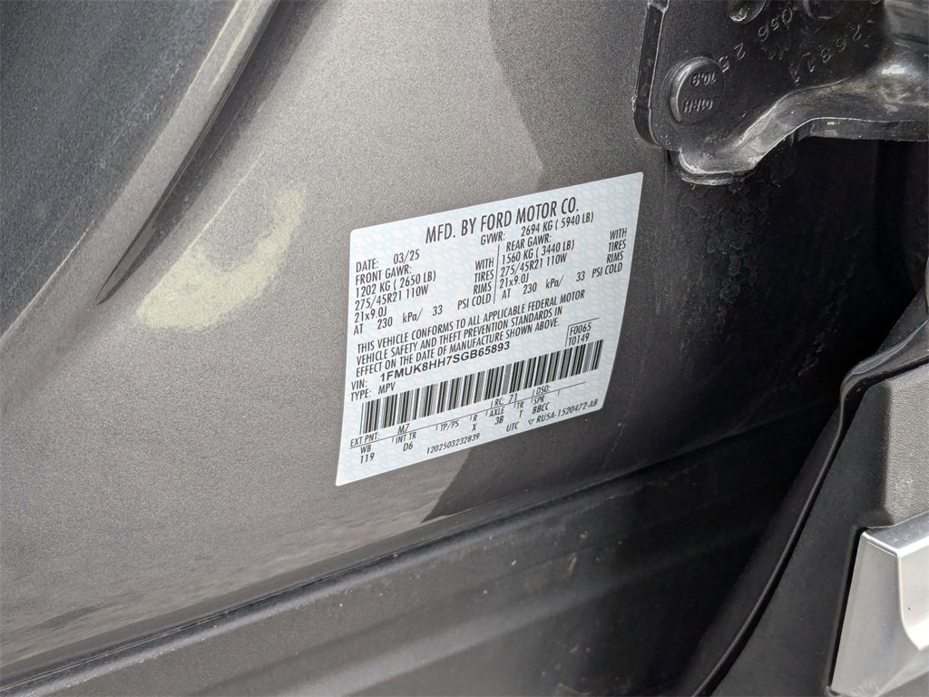 Used 2025 Ford Explorer Platinum w/ LUX Leather Package image 42