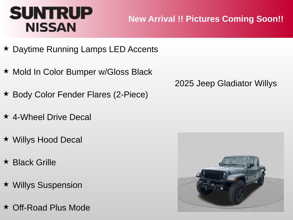 Used 2025 Jeep Gladiator Sport AWD/4WD image 23